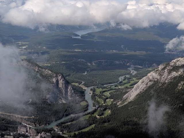 Banff Downtown (View from Gondola)