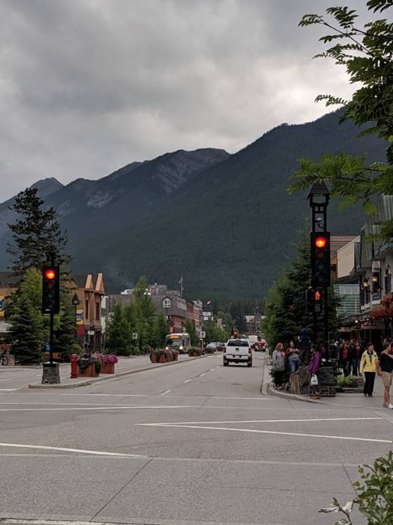 View from Banff Avenue