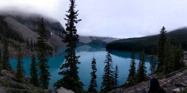 Moraine Lake view from Rockpile Top