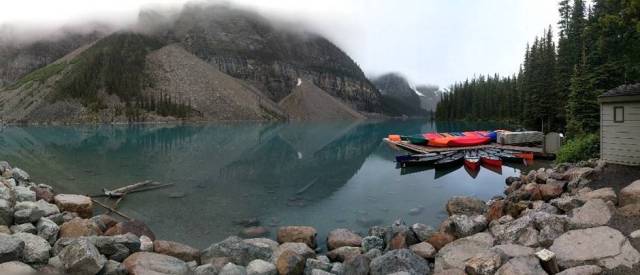 Moraine Lake view from Shoreline