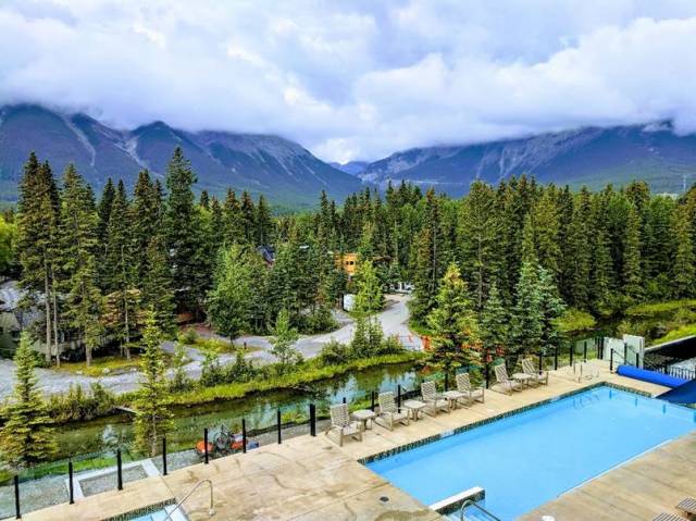 View from Hotel Room in Canmore