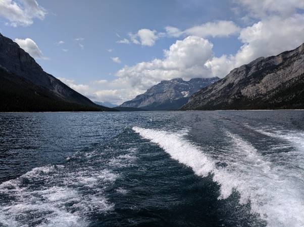 Lake Minnewanka (view from the Cruise)