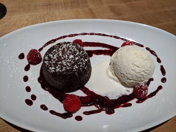 Saltlik - Molten Lava Chocolate Cake with Vanilla Ice-Cream