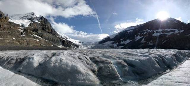 Athabasca Glacier Panoramic View