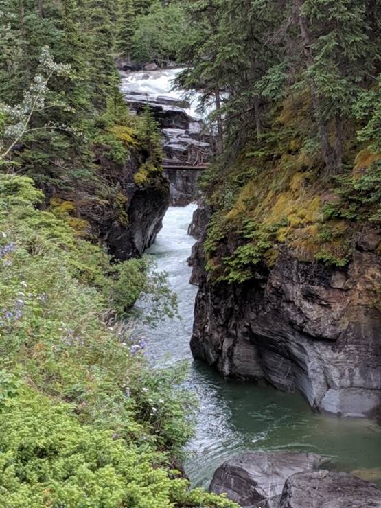 Maligne Canyon view from Bridge 2